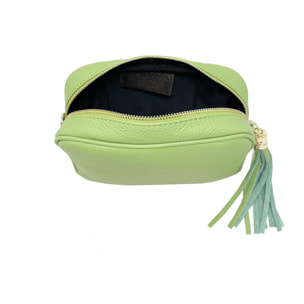 Chicca Borse Tracollina Clutch Verde Chiaro