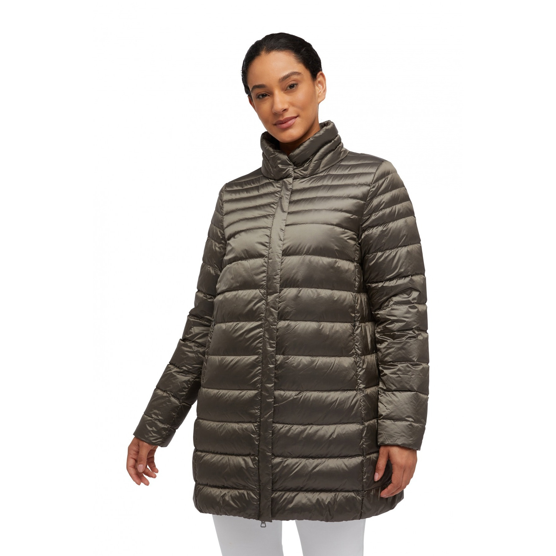 Abrigos Mujer de la marca GEOX  modelo W JAYSEN COAT GRIS