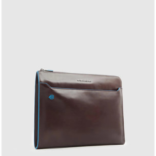 Piquadro Custodia in pelle porta pc con manici a scomparsa, tasca per AirPods®, schermata con protezione RFID