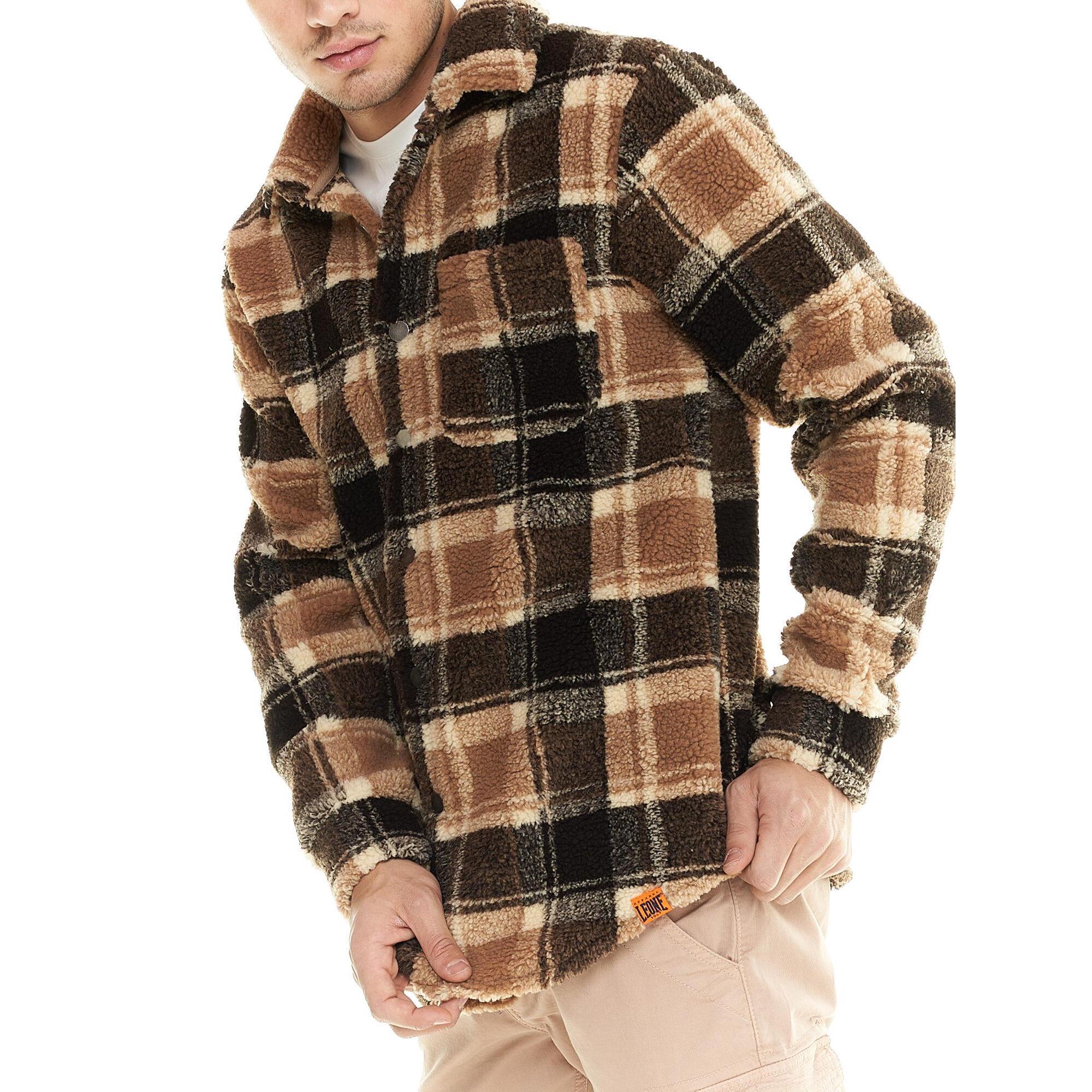 Chaqueta sherpa de hombre Leone con botones Shades