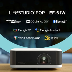 Vidéoprojecteur portable EPSON EF-61W 2025 Full HD, Google TV