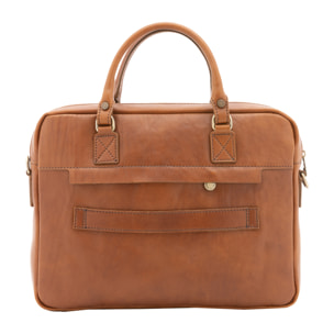 Borsa a mano  unisex In Vera pelle Made in Italy 38x28x7 cm