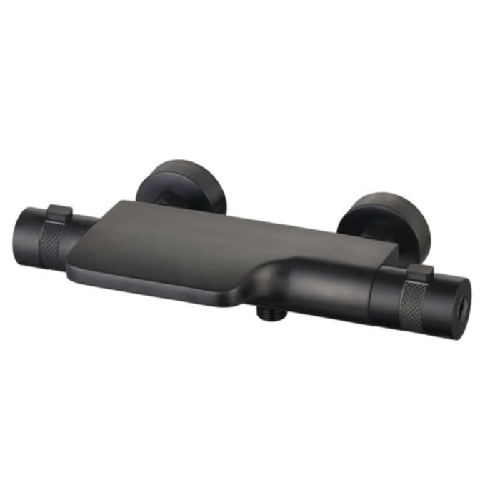 Mitigeur bain douche thermostatique PAINI Spirit noir mat brossé