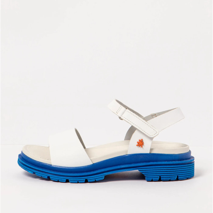 Sandalias 1548 NAPPA WHITE-BLUE/ BIRMINGHAM color White-blue