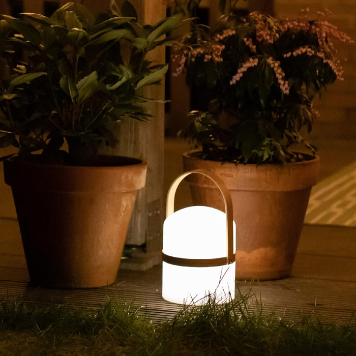 WELL HOME - Lámpara de exterior mango efecto madera