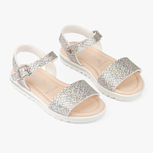 Sandali da bambina con glitter