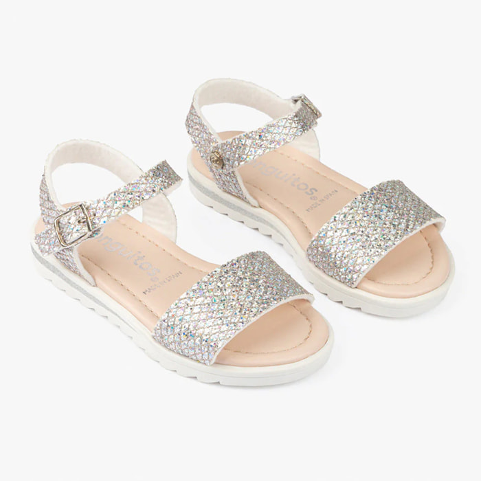 Sandali da bambina con glitter