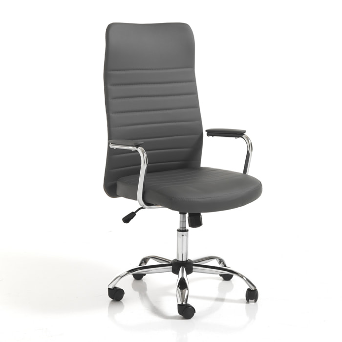 Tomasucci Fauteuil de bureau TYLER HIGH GRIS