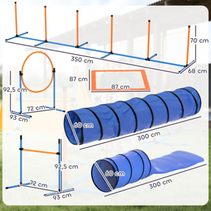 Kit d'agilité complet pour chien 11 pièces