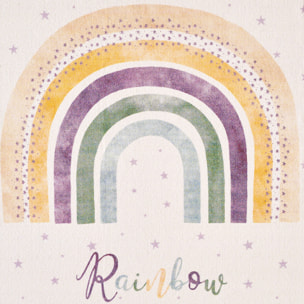 PLAY - Tapis enfant arc en ciel crème - PLA2018CRE