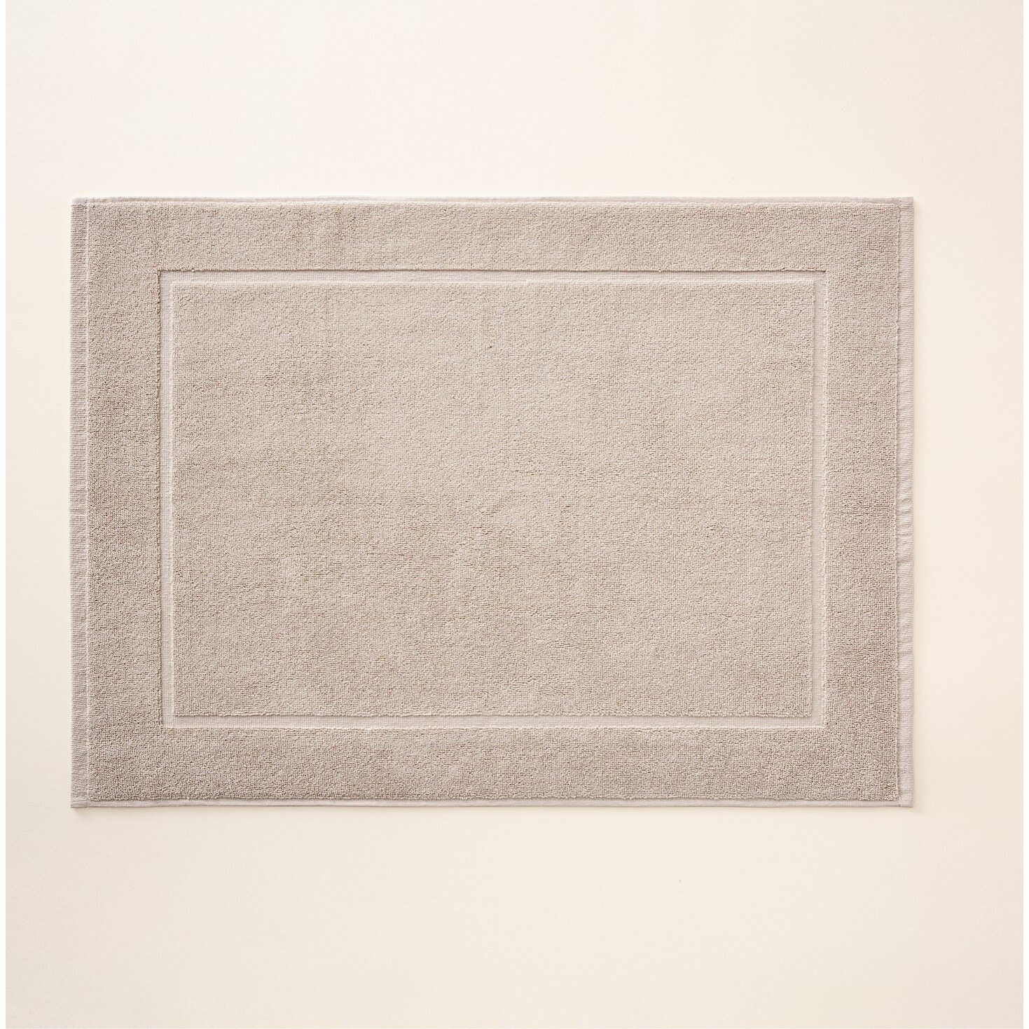 Tapis de bain coton peigné - 600 g/m2 nut