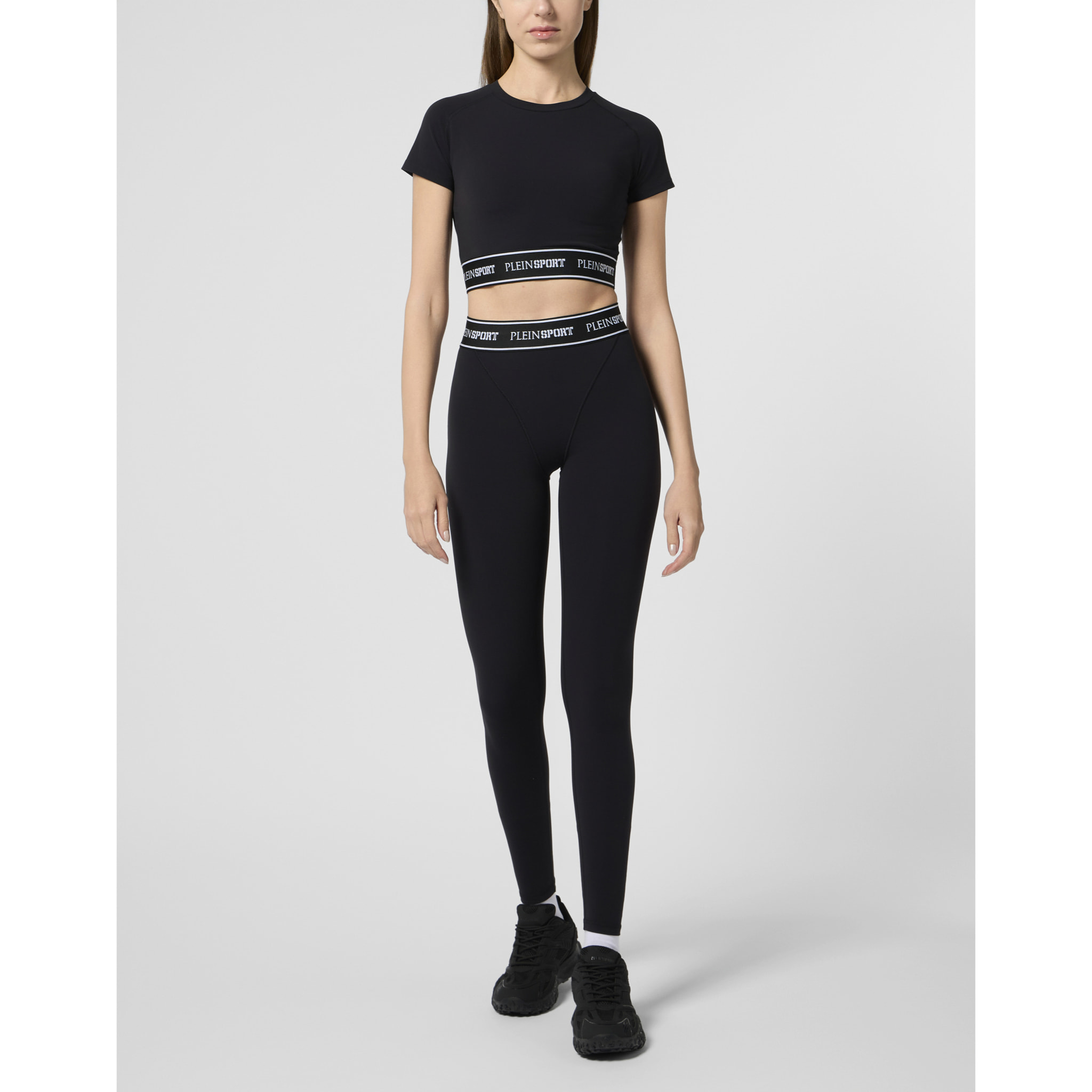 PLEIN SPORT Fleece Jogging Leggings