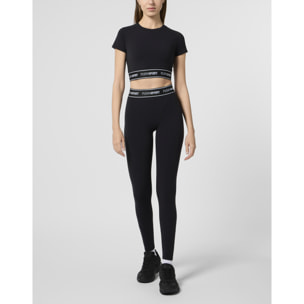 PLEIN SPORT Fleece Jogging Leggings