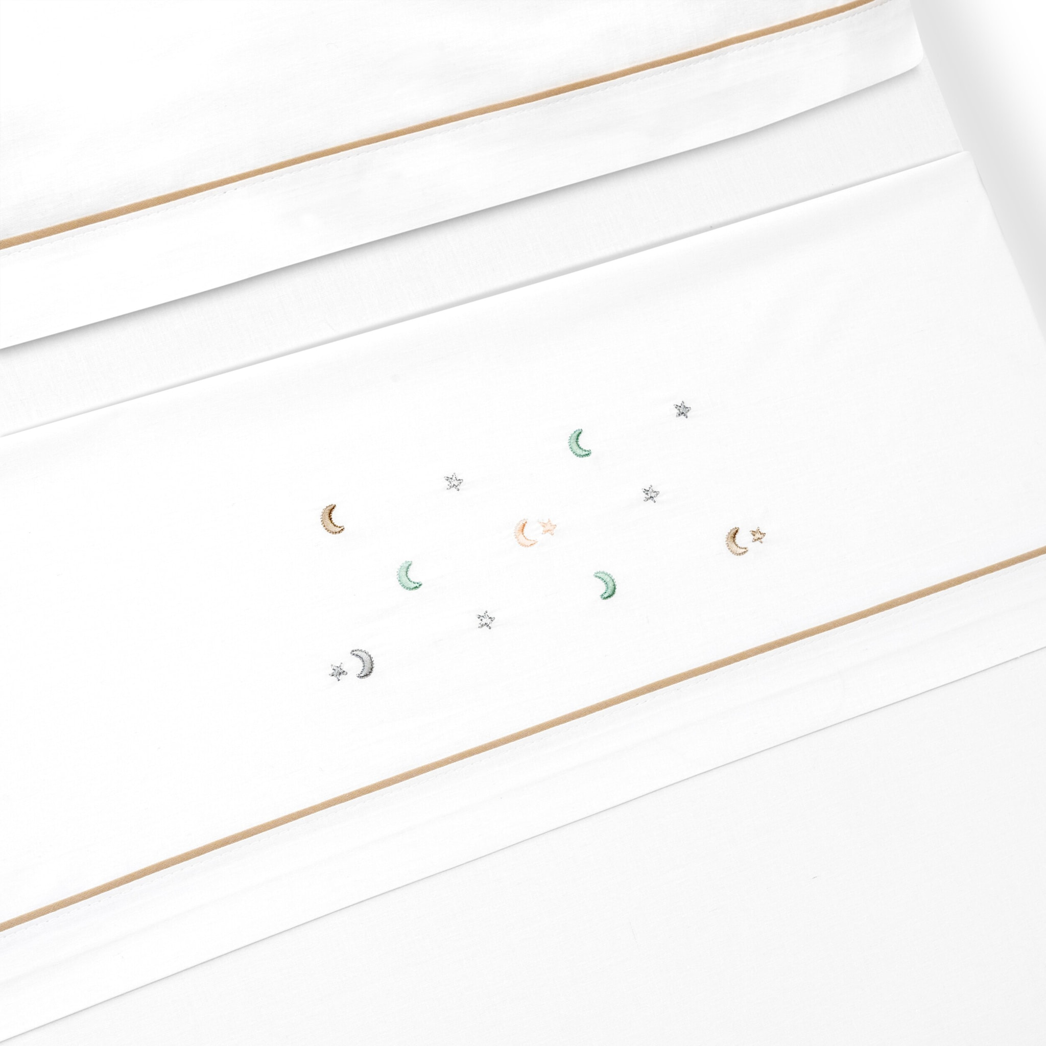 Triptico Coche Estrella Luna Multicolor Bco/Beig