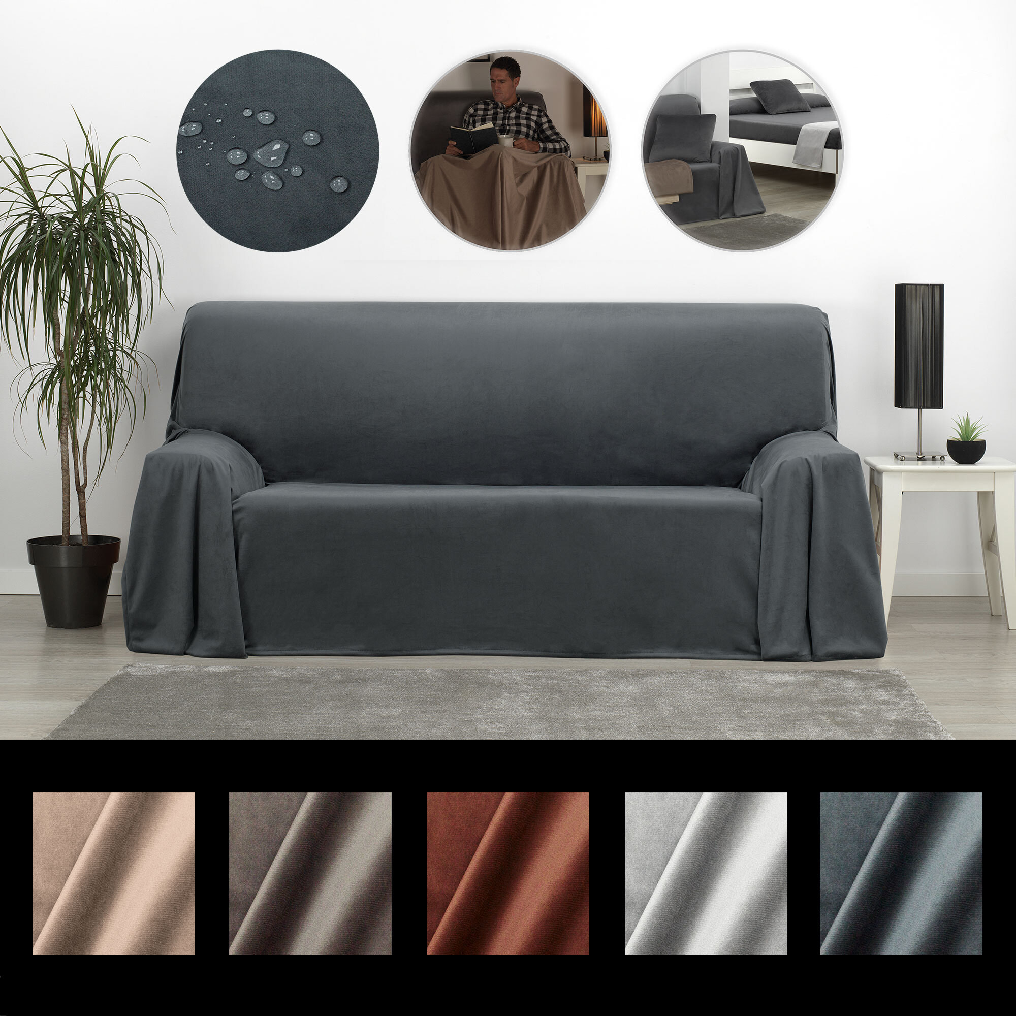 Fular MULTIUSOS terciopelo modelo TIBET