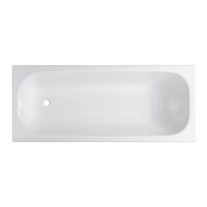 By Kaldewei Vivien 170 x 70 cm Baignoire droite en acier émaillé, sans pieds, blanc (SATVIVI170)