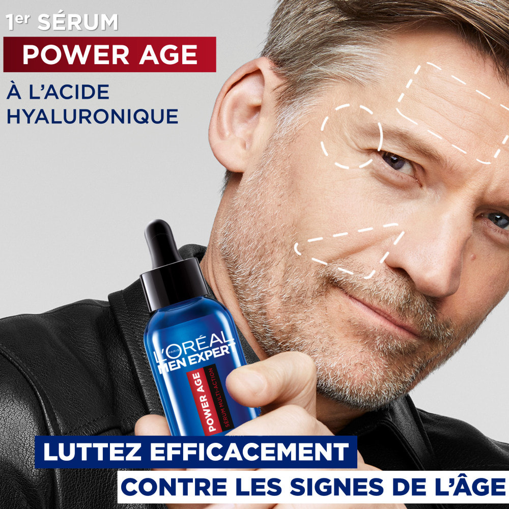 L'Oréal Men Expert Power Age Sérum Multi-Action Acide Hyaluronique - 30ml