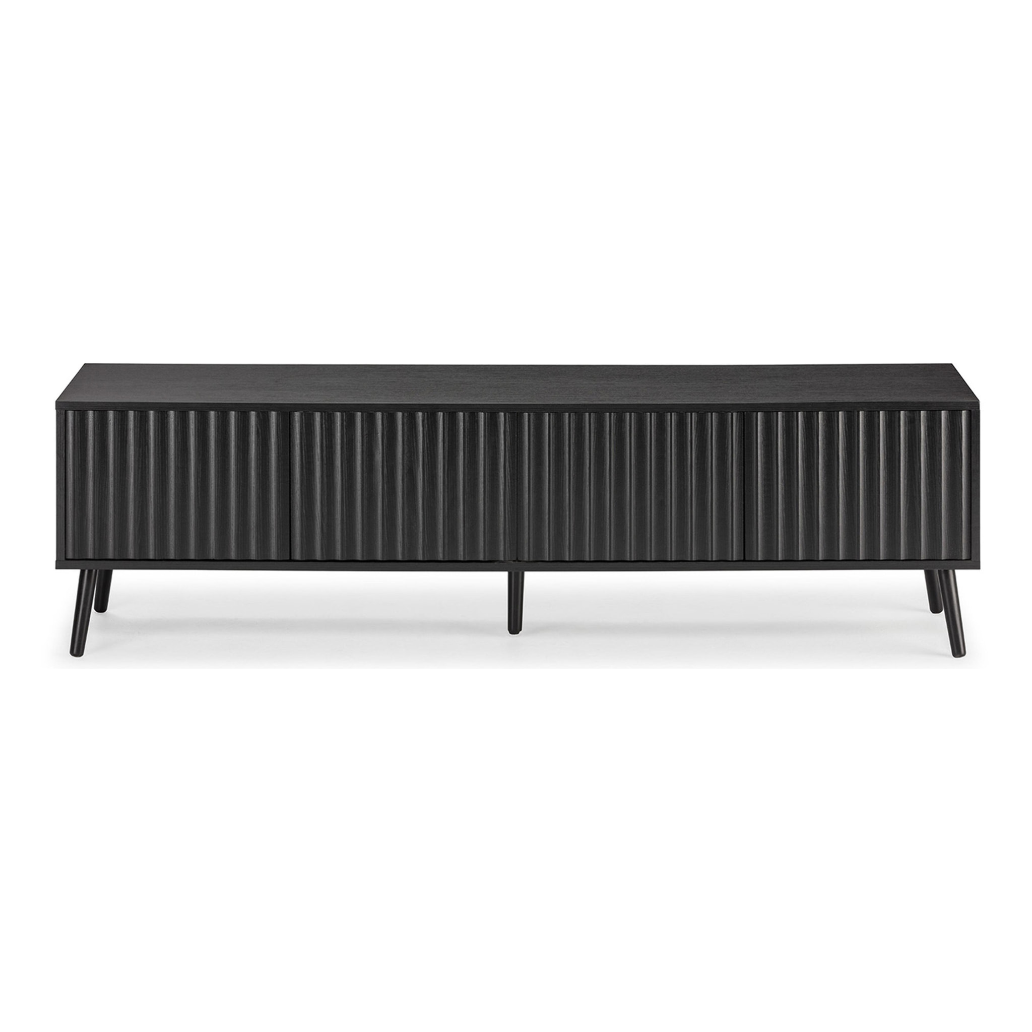 Mueble TV Lluvia 4 puertas color Negro