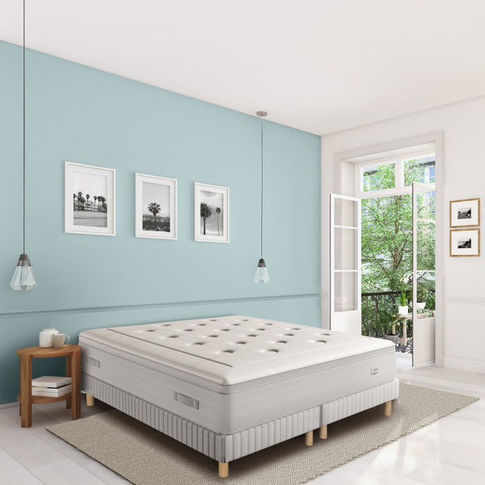 Ensemble REFLEXION matelas H33 Hybride, ferme, 2 sommiers