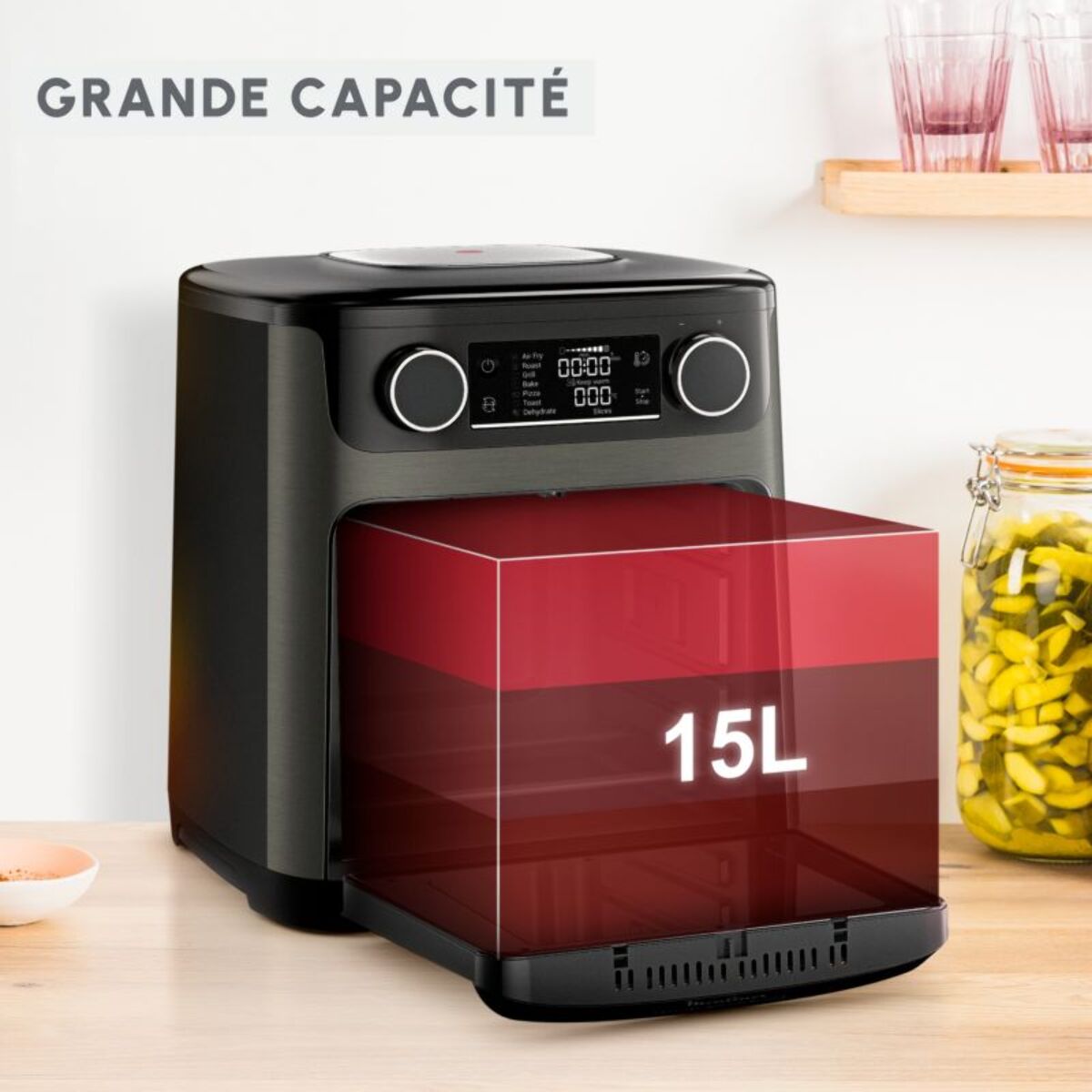 Friteuse sans huile MOULINEX Easy Fry Multifonction 15L AL5558F0