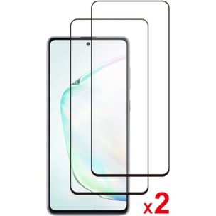 Protège écran ESSENTIELB Samsung Note 10 Lite Verre trempé x2