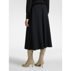 Elena Mirò - Falda cruzada - Negro