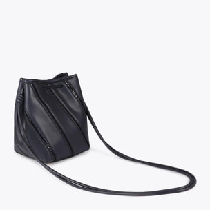 Tracolla con dettagli effetto serpente