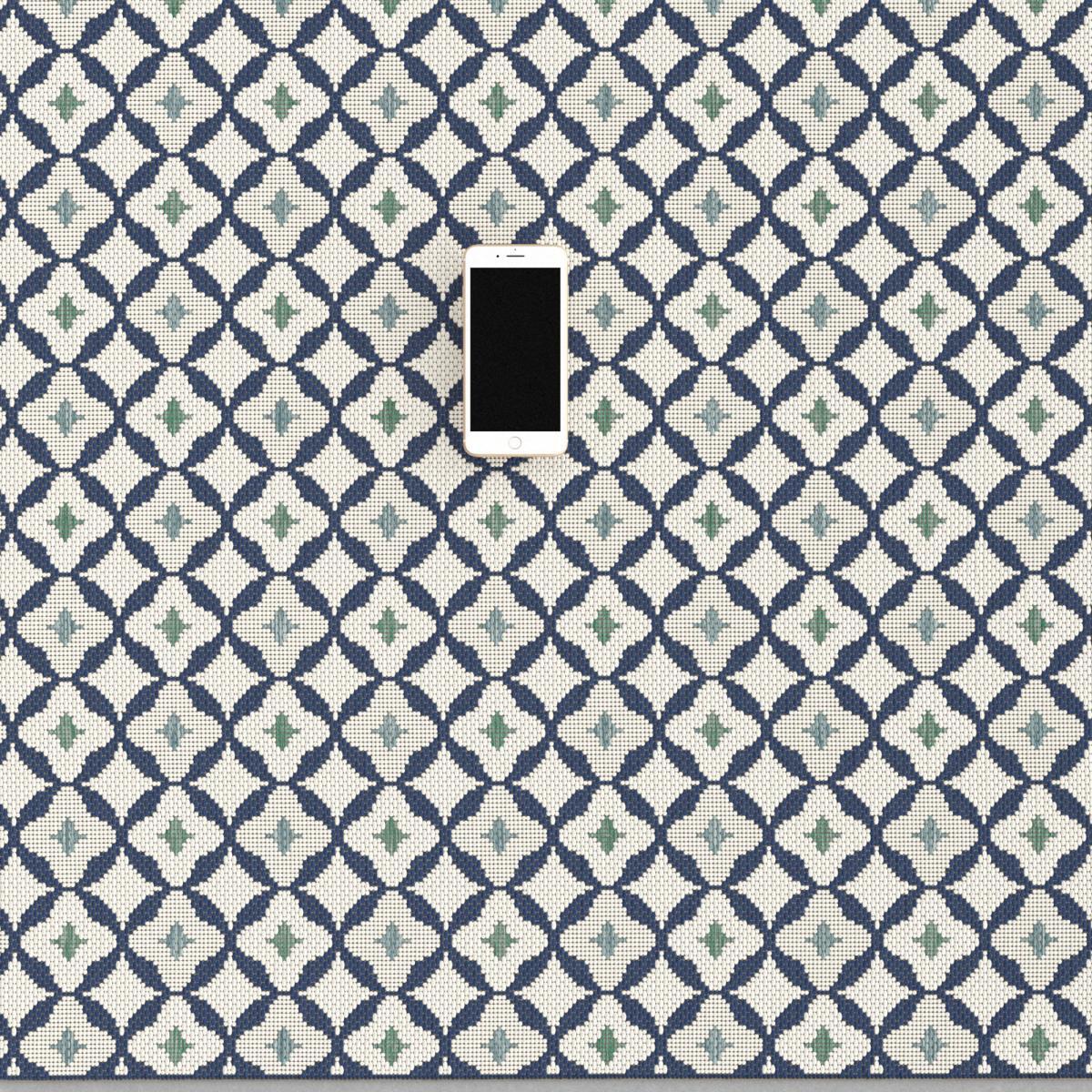 Tapis extérieur tissé kilim rectangle FESI