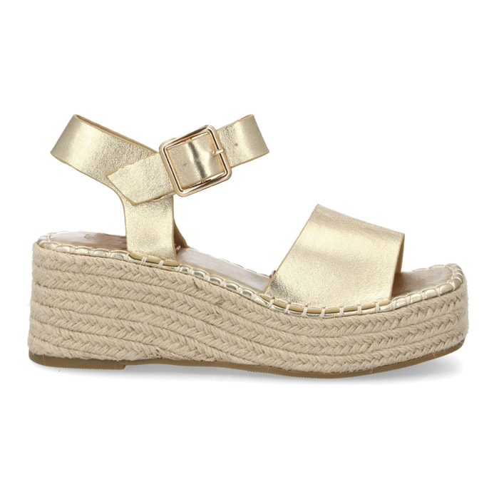 Sandalia cuña mujer cómoda verano