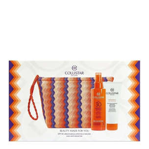 Beauty Made For You - Coffret Lait Spray Bronzant Hydratant Visage-Corps SPF30 200ml + Crème Après-Soleil Superhydratante Régénérante 100ml