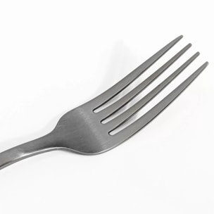 Couverts Cucina 16 pièces noirs Kare Design