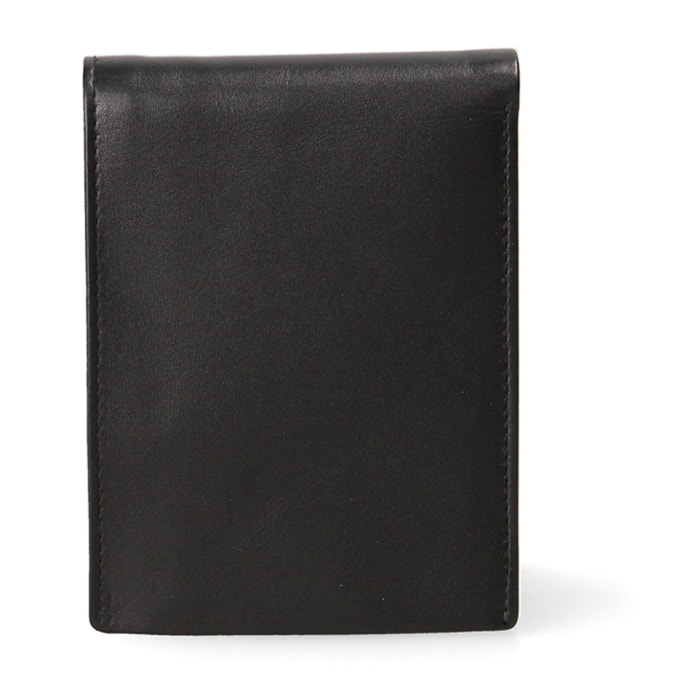 Portafoglio da uomo In Vera pelle Made in Italy 11,5x9,75x2,7 cm