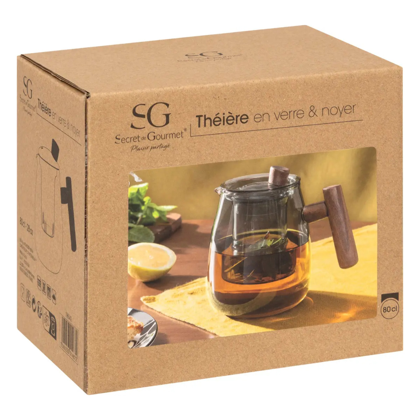 THEIERE VERRE TWIS 80CL