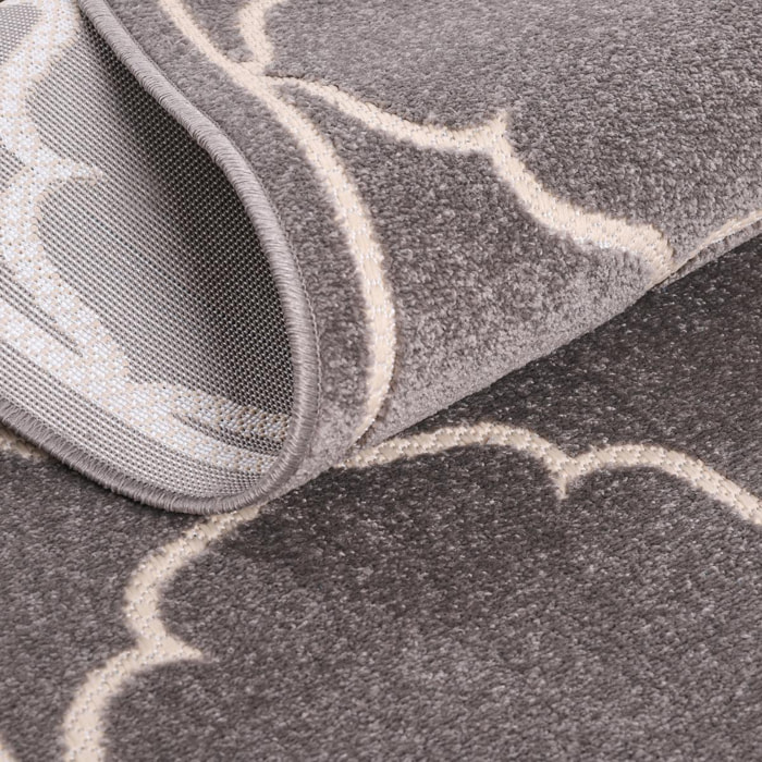 Tapis extérieur tissé kilim rond CULA