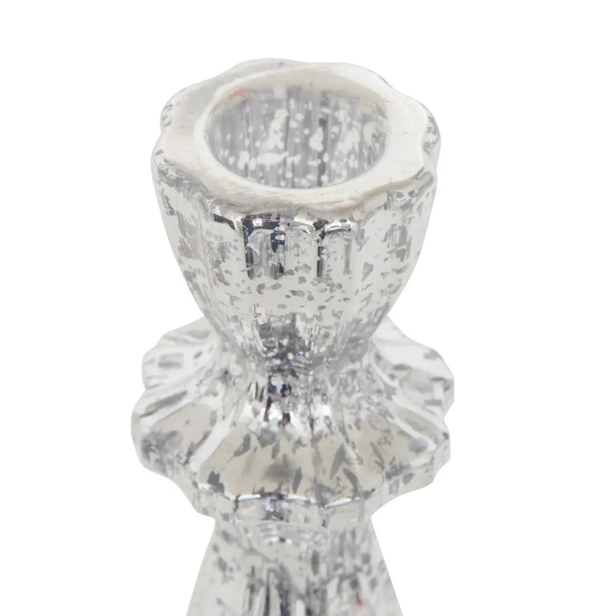 BOUGEOIR VR ARGENT H20CM