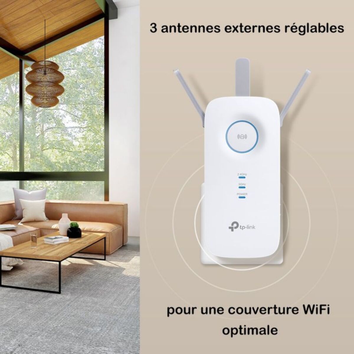 Répéteur Wifi TP-LINK RE550 Wifi AC1900 dual band