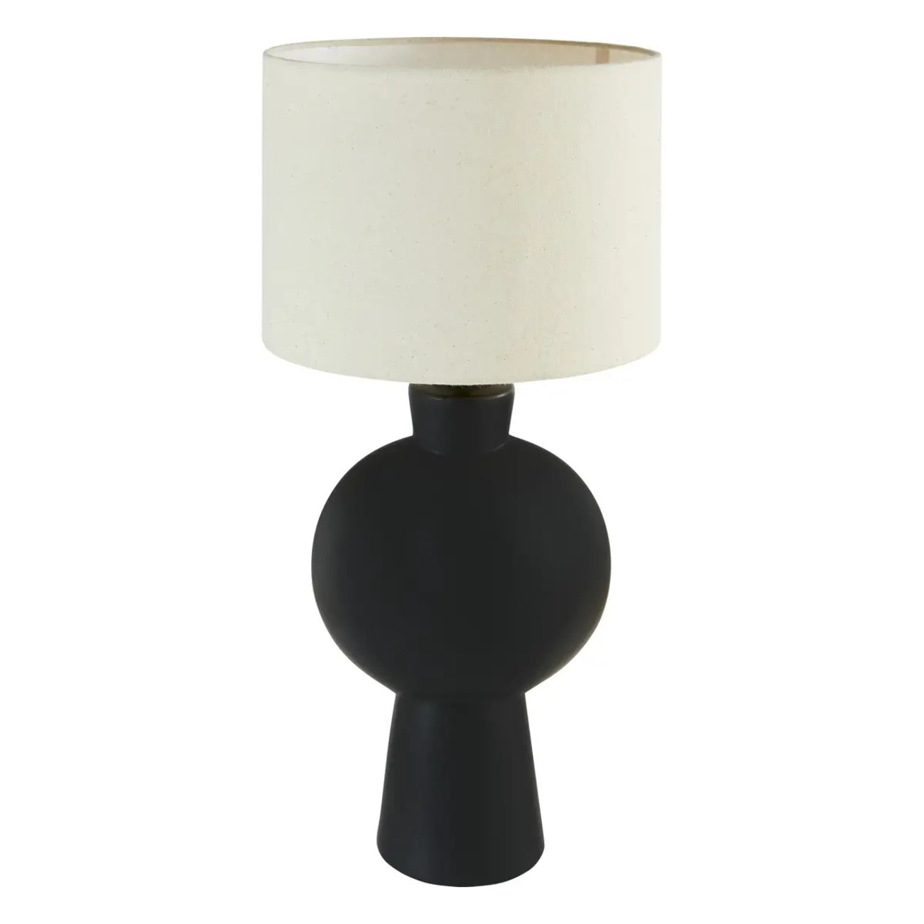 Lampe à poser "Yulia" noir H59cm