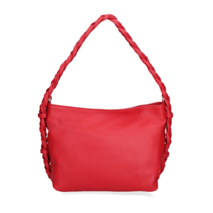 Borsa a spalla da donna - Modello Isara - Vera pelle - 26.0 x 22.0 x 9.0 cm