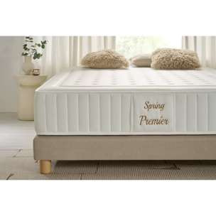 Matelas Ressorts Ensachés Micro Spring Premier, 30 cm, 2 places - Moonia