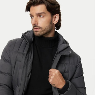 Abrigos Hombre de la marca GEOX  modelo M SANFORD HOOD GRIS