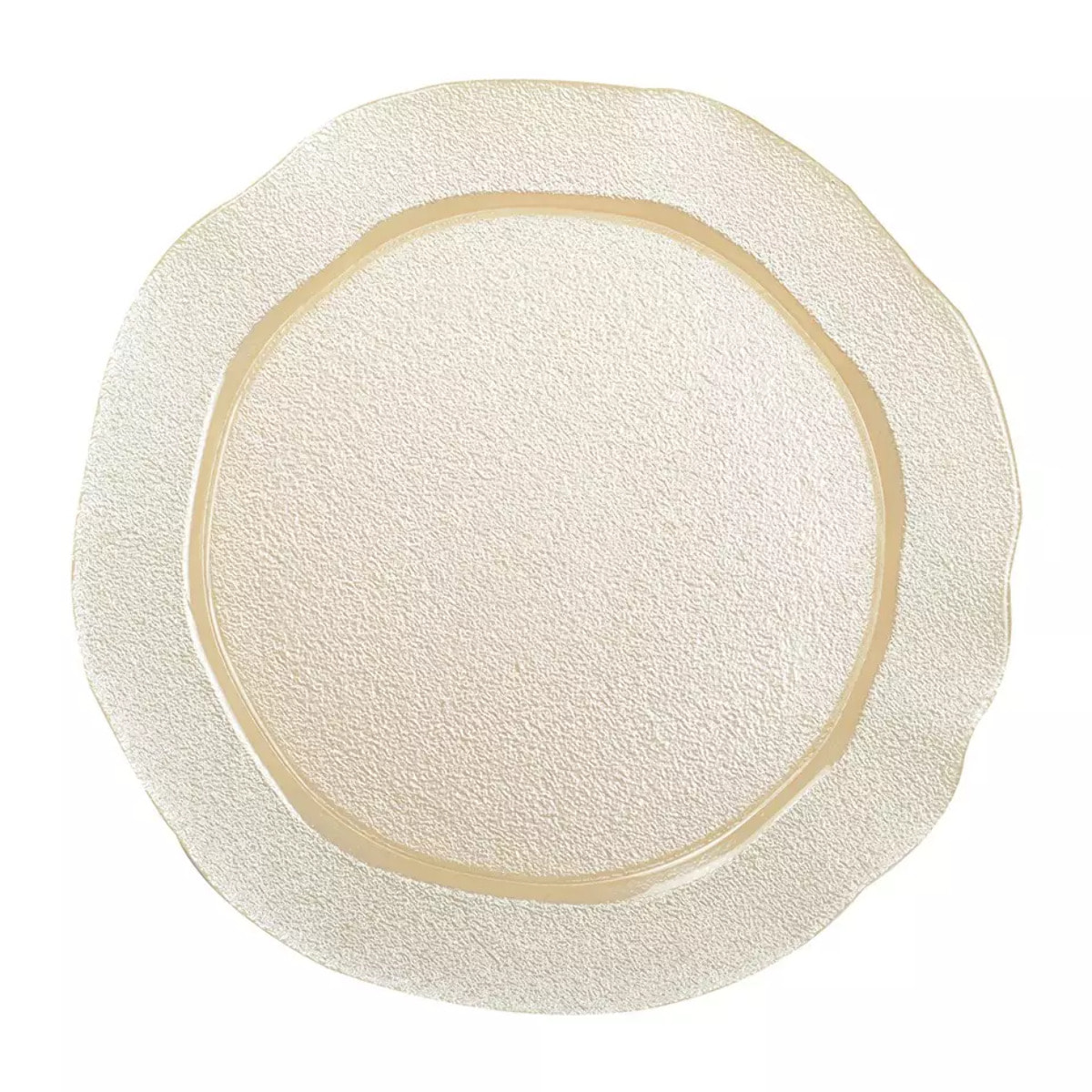 Lot de 6 Assiette de présentation vanille