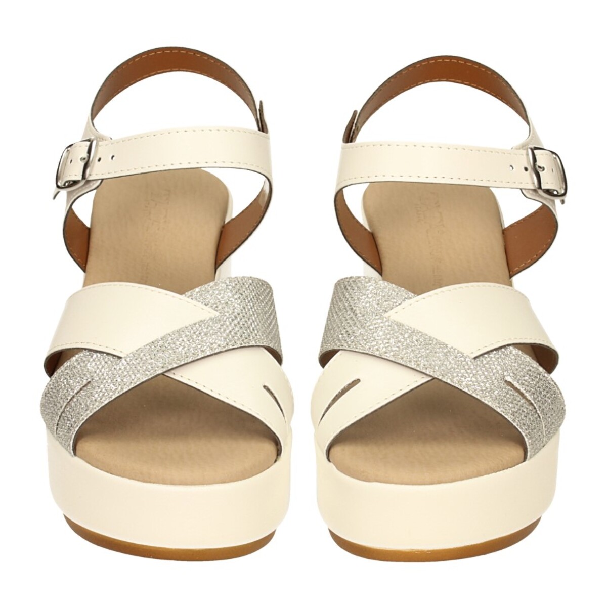 Sandali Donna Tata Italia Argentato