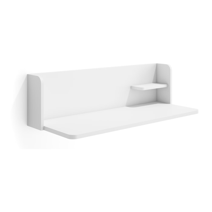 Escritorio pared Valencia blanco 25x90x35 cm