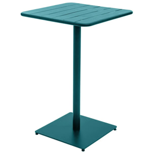 Table haute de jardin Phuket Bleu canard