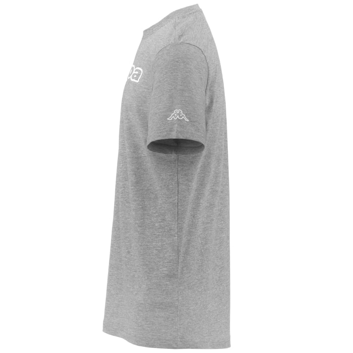 Kappa - T-Shirts & Top Uomo Grigio - Logo Fromen