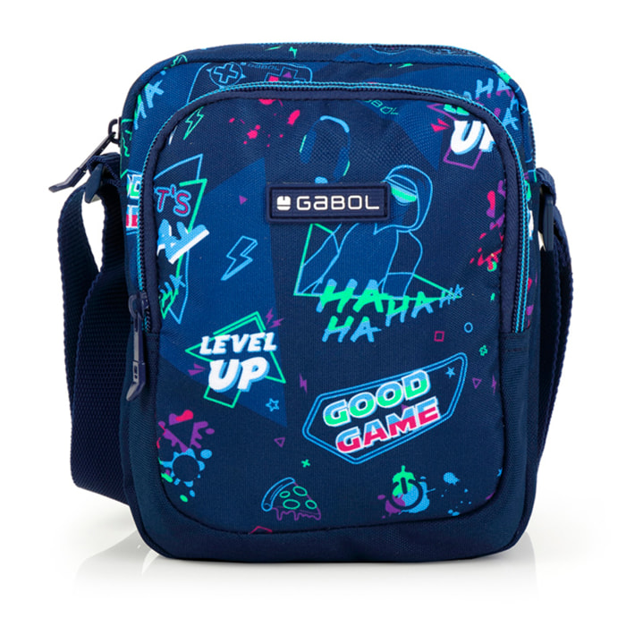 Bandolera infantil Gabol Loot con cremallera