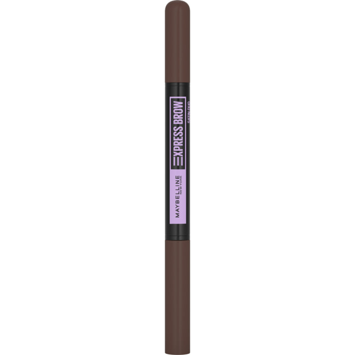 Maybelline Express Brow Duo Crayon à Sourcils Marron Foncé