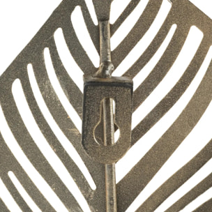 Déco murale Nadia métal doré noir 100x53cm