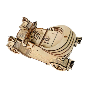 Modello in legno 3D, con movimento meccanico design di Convertible antico. 220 pezzi.