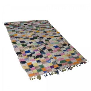 Authentique Tapis berbère fait à la main en tissu recyclé MUNI